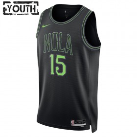 Dres New Orleans Pelicans Jose Alvarado Nike 2023-24 City Edition Plava Swingman - Dječji